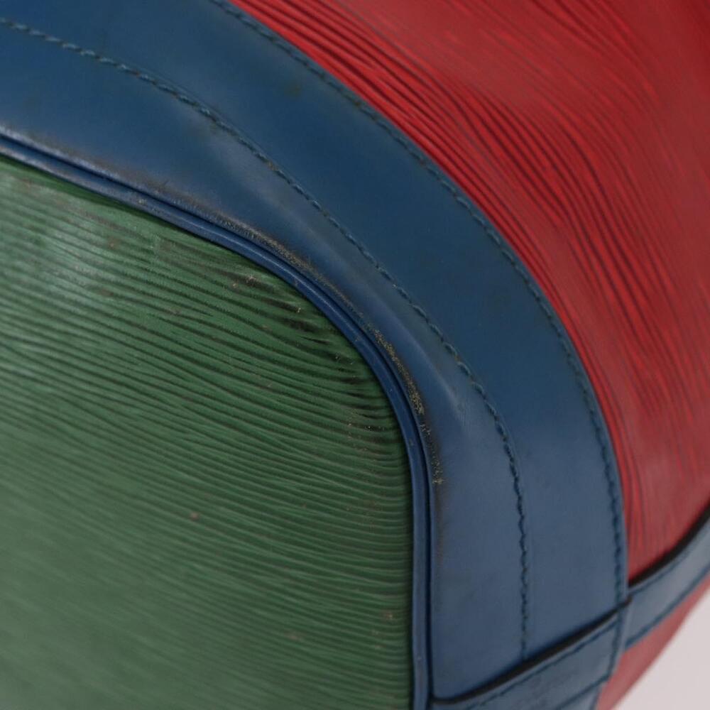 LOUIS VUITTON Epi Tricolor Noe Shoulder Bag Blue Red Green M44082 LV Auth 152652 - Picture 16 of 16